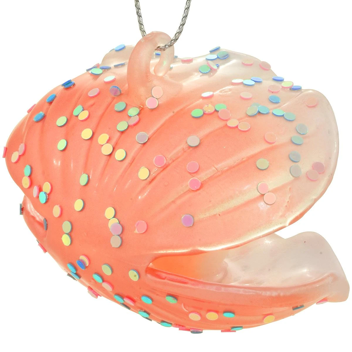 Shell With Pearl Spun Glass Ornament 4 Shell With Pearl Spun Glass Ornament - Image 2