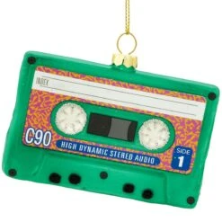 Personalized Cassette Tape Glass Ornament -Holiday Decoration Store 1261282 web 3