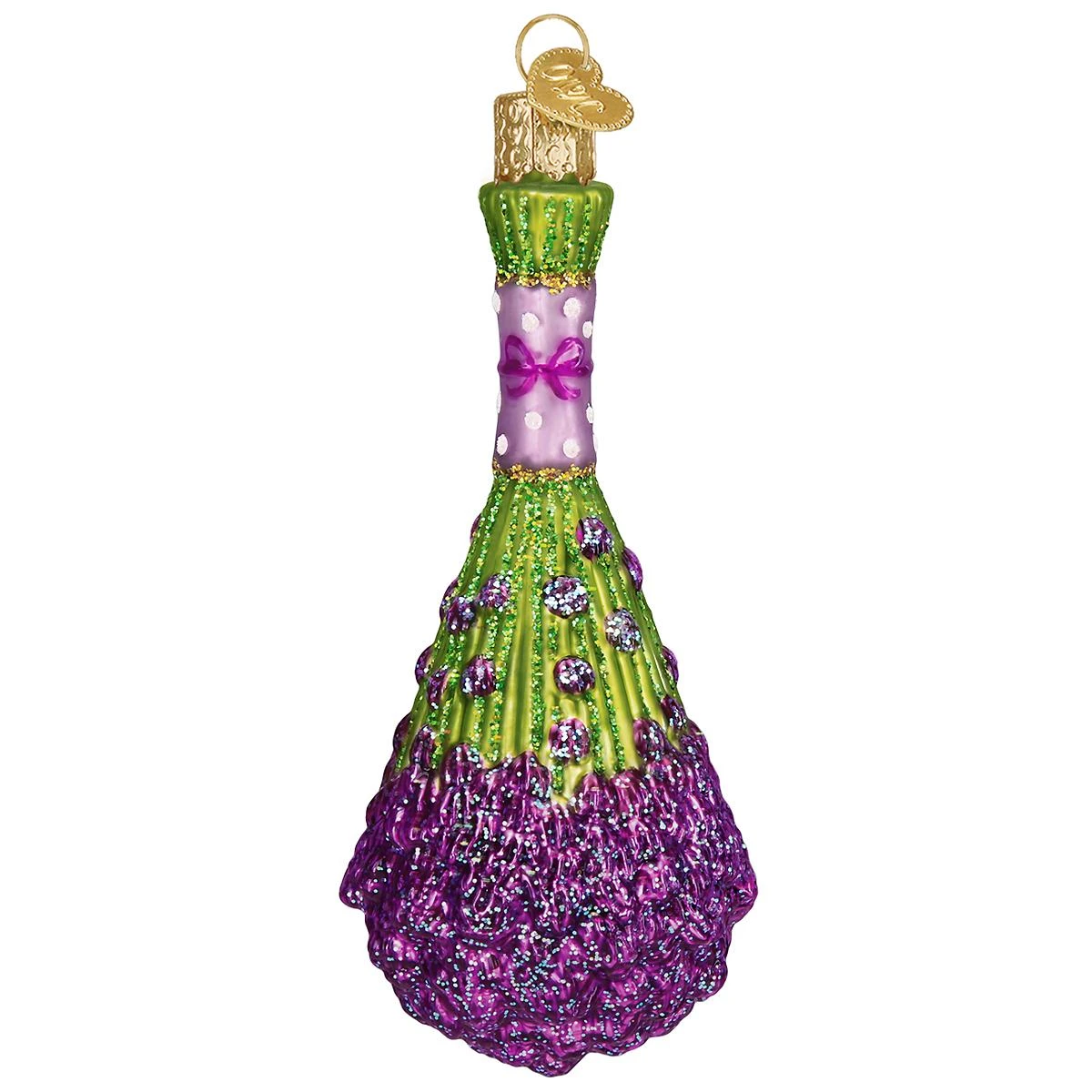 Bunch Of Lavender Glass Ornament 3 Bunch Of Lavender Glass Ornament