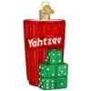Yahtzee Glass Ornament