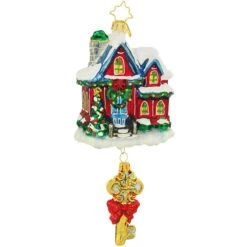 Holiday Housewarming Christopher Radko Glass Ornament