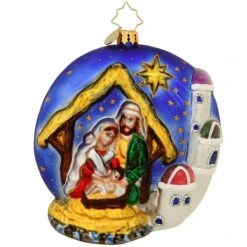 Oh Holy Night Radko Glass Ornament