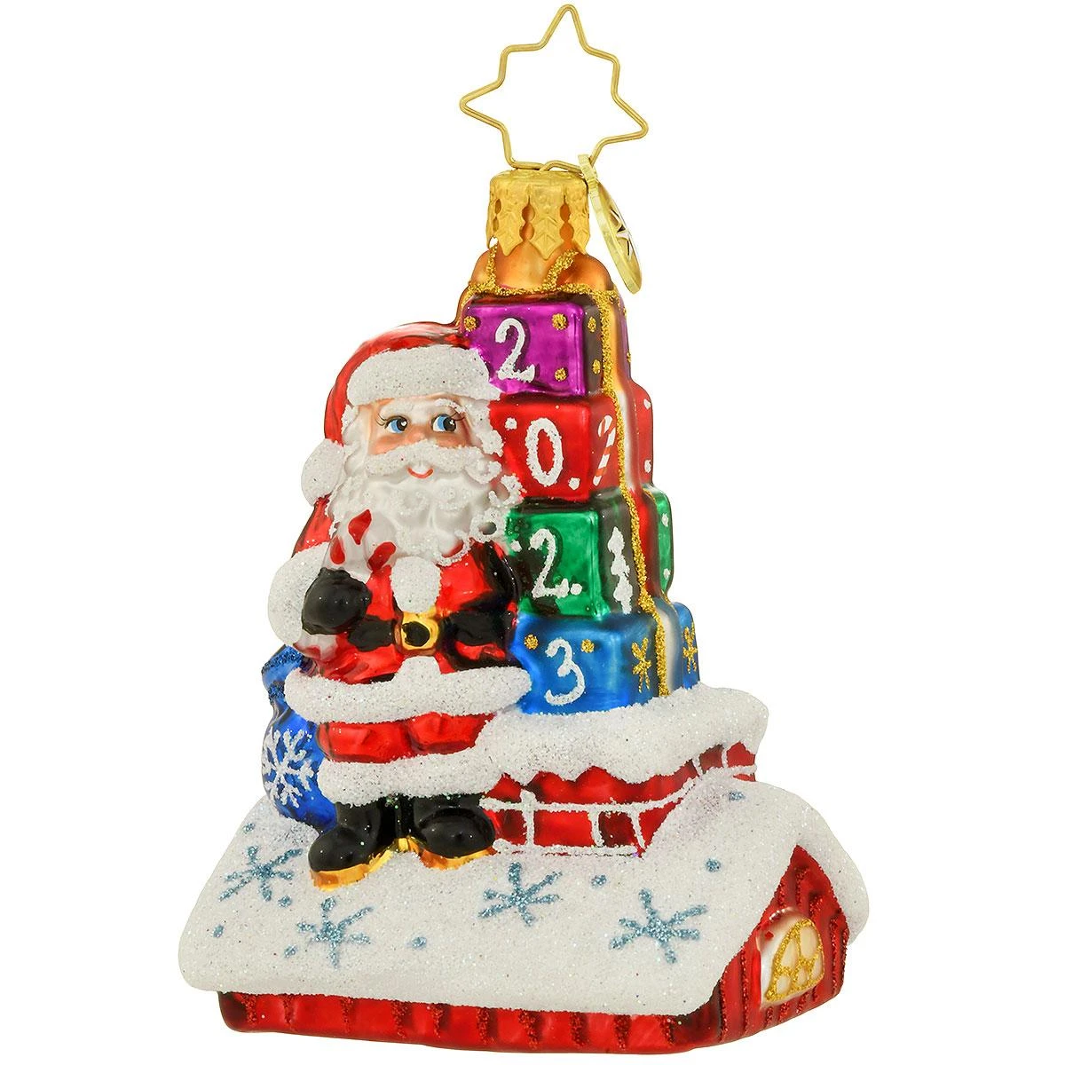 Another Wonderful Year Christopher Radko Glass Gem Ornament 3 Another Wonderful Year Christopher Radko Glass Gem Ornament