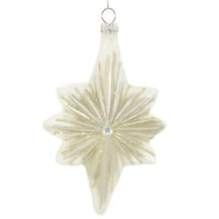 Elongated Star Glass Ornament