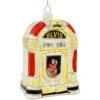 Elvis Jukebox Glass Ornament