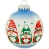 Personalized Gnome Family Of 3 4-Inch Glass Ornament -Holiday Decoration Store 1261789 web 1.default