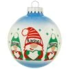 Personalized Gnome Parent And 2 Children 4 Inch Glass Ornament -Holiday Decoration Store 1261794 web 1.default