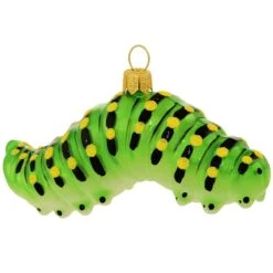 Caterpillar Glass Ornament