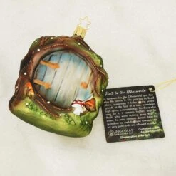 Port To Otherworld Forrest Door Glass Ornament -Holiday Decoration Store 1261841 web 3