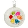 Reflector White Matte Glass Ornament