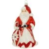 Santa With Oval Ball Glass Ornament -Holiday Decoration Store 1261925 web 1.default