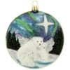 Polar Bear Family 2023 Bronner Annual Glass Ornament -Holiday Decoration Store 1261953 web 1.default