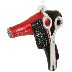 Hair Stylist Tools Of The Trade Glass Ornament