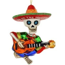 Day Of Dead Hombre Resin Ornament