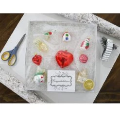 Newlywed Collection Set Of 9 Glass Ornaments -Holiday Decoration Store 1270123 web 4