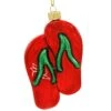 Red Flip Flop Sandals With Flowers Glass Ornaments -Holiday Decoration Store 1270250 web 1.default