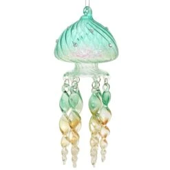 Jellyfish Jewel Glass Ornament