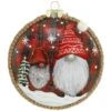 Gnomes With Plaid Glass Disc Ornament 1 Gnomes With Plaid Glass Disc Ornament -Holiday Decoration Store 1270530 web 1.default