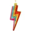 Lightning Bolt Multi Color Glass Ornament -Holiday Decoration Store 1270600 web 1.default