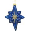 Star Of Bethlehem Blue And Gold Glass Ornament -Holiday Decoration Store 1270602 web 1.default