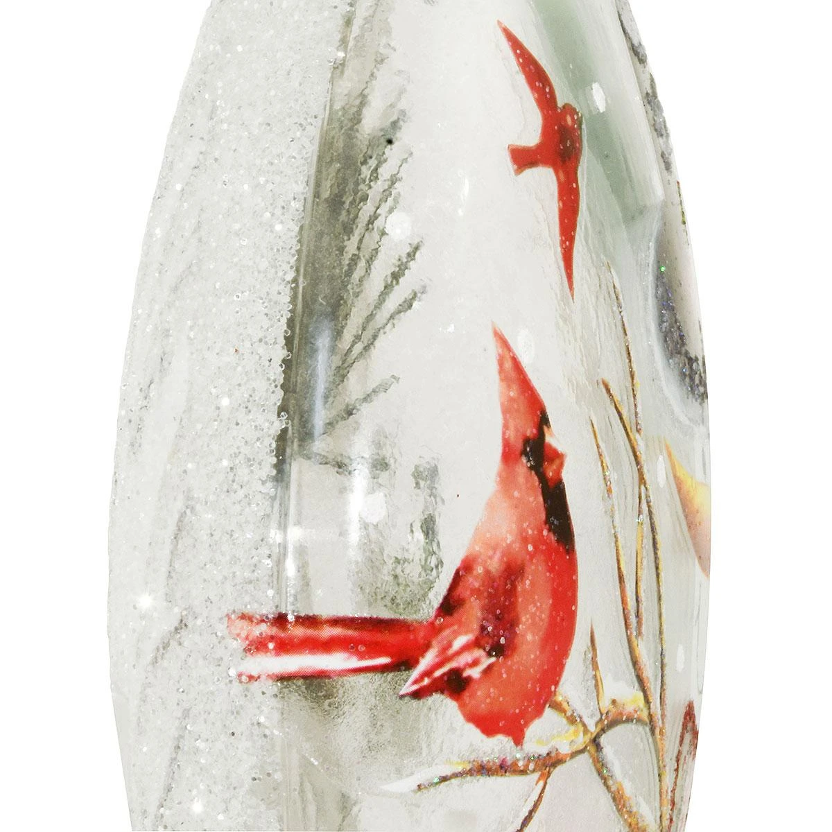 Snowman Flat Disc Glass Ornament 4 Snowman Flat Disc Glass Ornament - Image 2