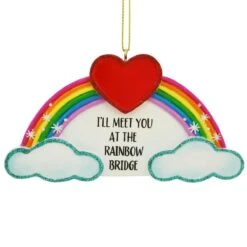 Personalized Rainbow Bridge Resin Ornament -Holiday Decoration Store 1270700 web 2