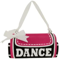 Personalized Pink Dance Bag Resin Ornament -Holiday Decoration Store 1270704 web 2