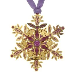 2022 Annual Snowflake Metal Ornament