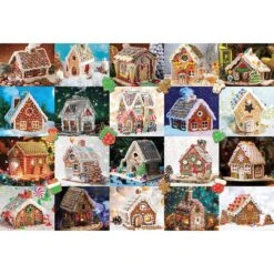 Gingerbread House Tin With 550 Piece Puzzle -Holiday Decoration Store 1271071 web 3