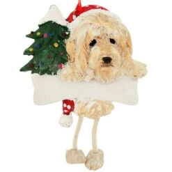 Personalized Goldendoodle With Dangling Legs Ornament -Holiday Decoration Store 1271081 web 2