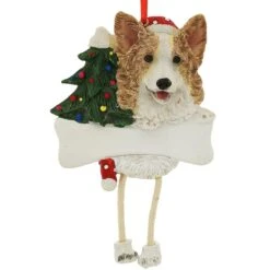 Personalized Welsh Corgi With Dangling Legs Ornament -Holiday Decoration Store 1271082 web 2