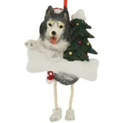 Personalized Siberian Husky With Dangling Legs Ornament 5 Personalized Siberian Husky With Dangling Legs Ornament -Holiday Decoration Store 1271083 web 2