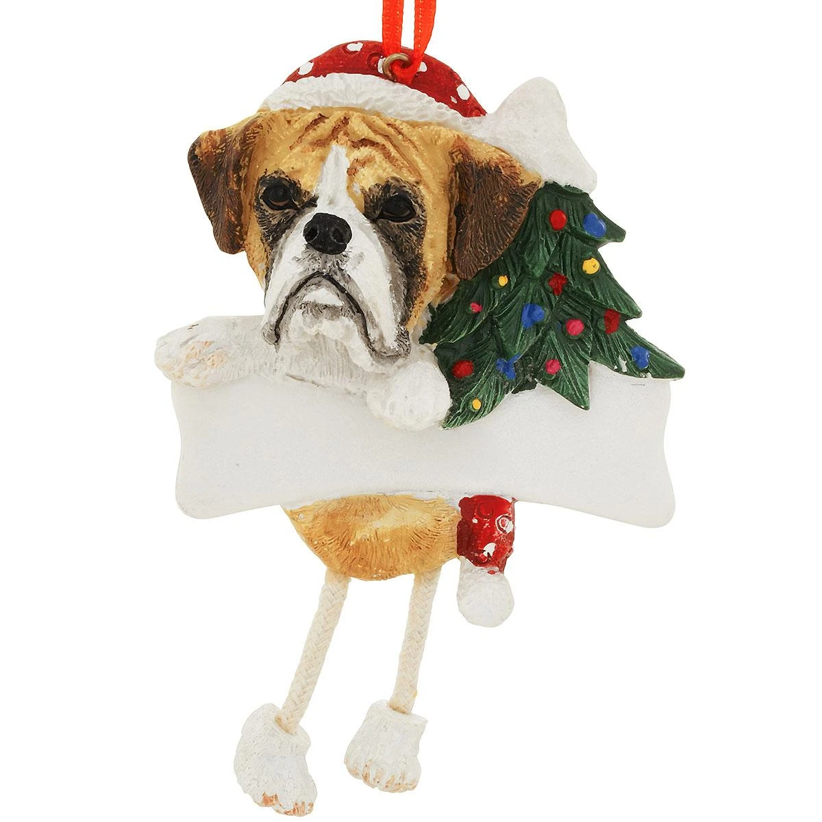 Personalized Boxer With Dangling Legs Ornament 4 Personalized Boxer With Dangling Legs Ornament - Image 2