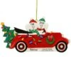 Personalized Snow Couple In Antique Car Ornament -Holiday Decoration Store 1271618 web 1.default
