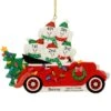 Personalized Snow Family Of 5 In Antique Car Ornament -Holiday Decoration Store 1271621 web 1.default