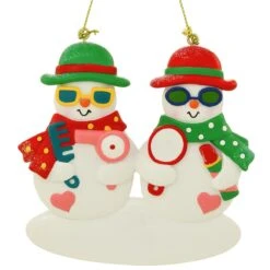 Personalized Snowladies BFF Resin Ornament -Holiday Decoration Store 1271638 web 2