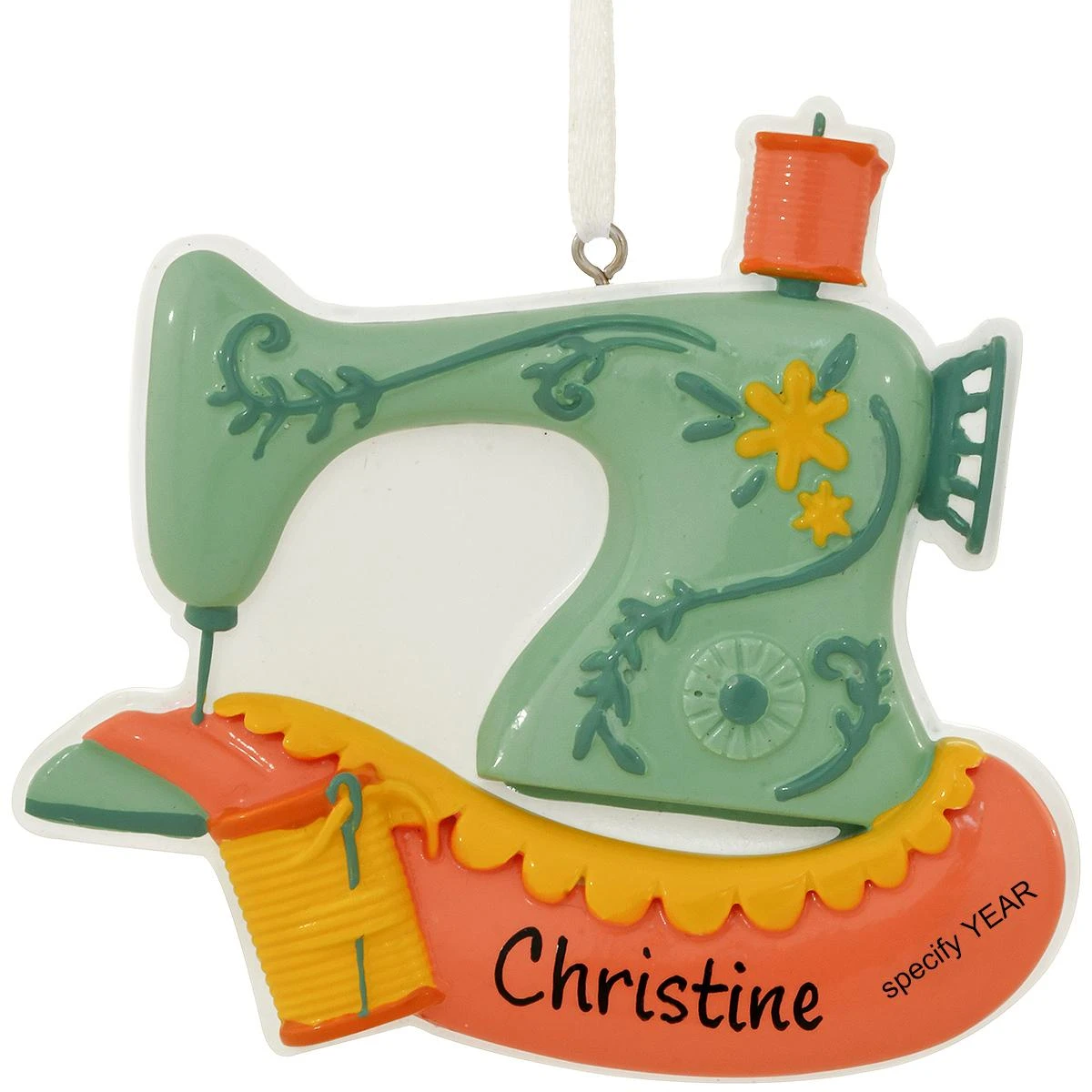Personalized Vintage Sewing Machine Ornament 3 Personalized Vintage Sewing Machine Ornament