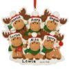 Personalized Moose Family Of 6 Resin Ornament 2 Personalized Moose Family Of 6 Resin Ornament -Holiday Decoration Store 1271948 web 1.default