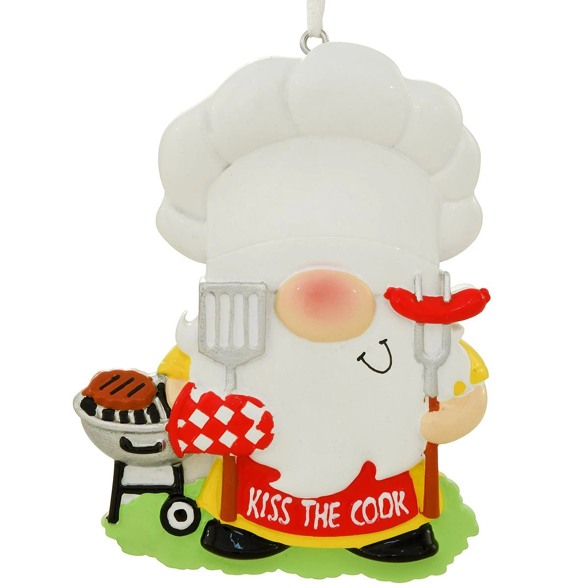 Personalized Gnome Barbeque Cook Ornament 4 Personalized Gnome Barbeque Cook Ornament - Image 2