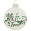 You Are My Happy Place Heart Gifts Ornament