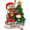 Personalized African American Baby Decorating Tree Resin -Holiday Decoration Store 1272006 web 1.default