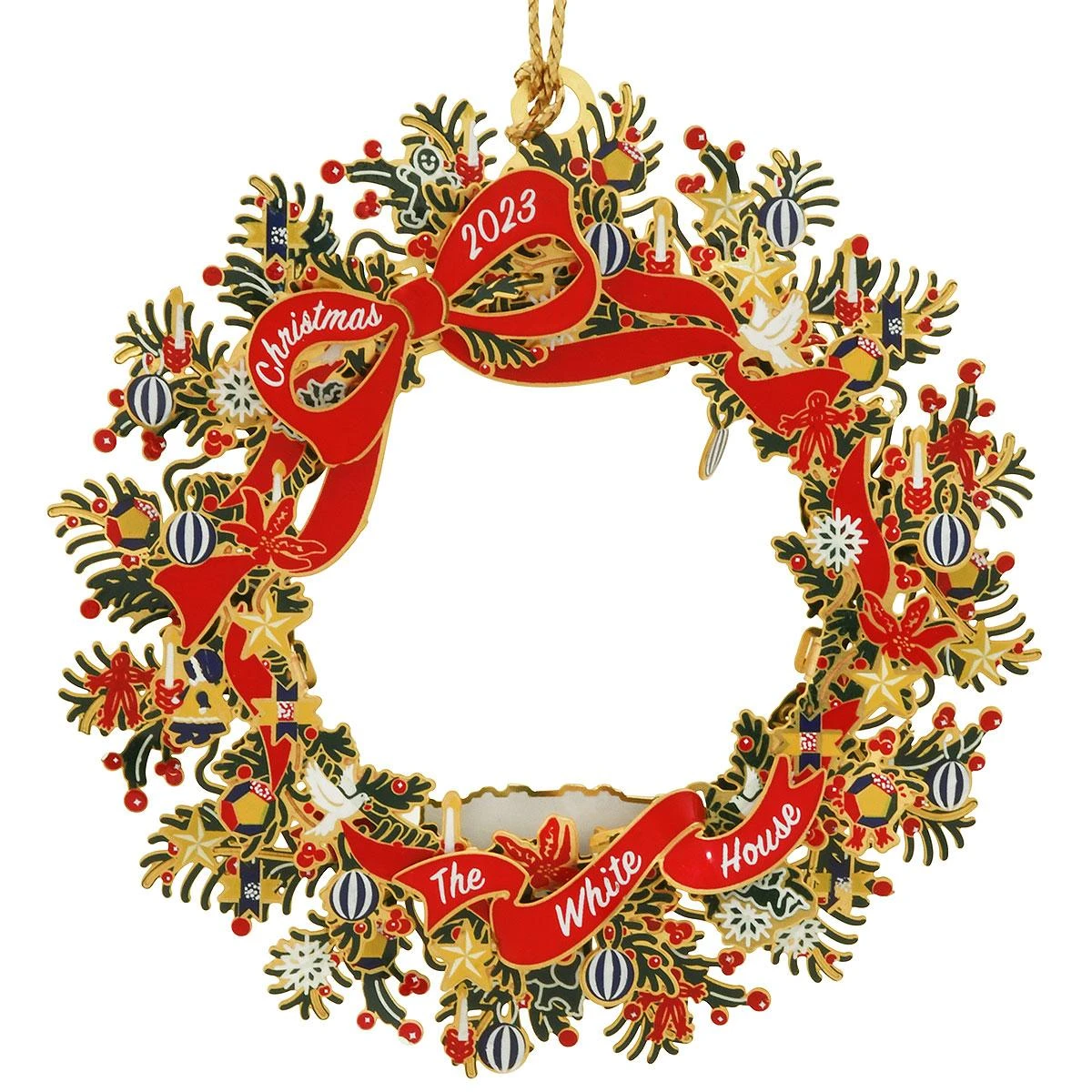 Gerald Ford White House Historical Association 2023 Ornament 4 Gerald Ford White House Historical Association 2023 Ornament - Image 2