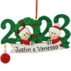 Personalized 2023 Couple In Wreath Ornament 1 Personalized 2023 Couple In Wreath Ornament -Holiday Decoration Store 1272075 web 1.default