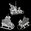 Sled Lace Ornament Trio -Holiday Decoration Store 1280051 web 1.default