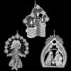 Religious Lace Ornament Trio 2 Religious Lace Ornament Trio -Holiday Decoration Store 1280056 web 1.default